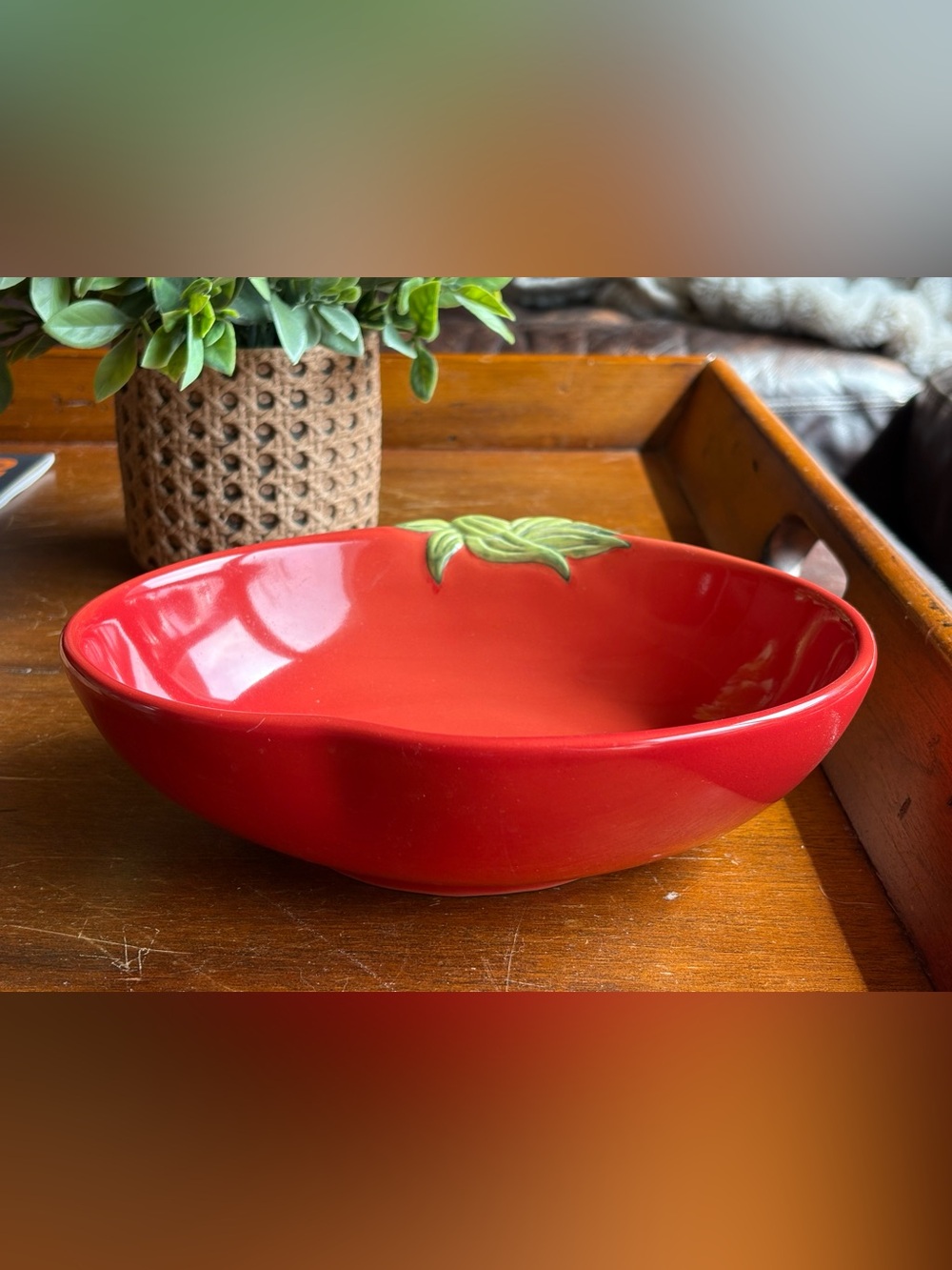 Pottery Barn Large Tomato Bowl